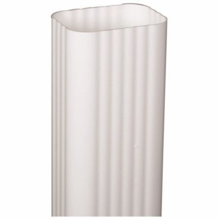 AMERIMAX HOME PRODUCTS 2x3 White Downspout M0593